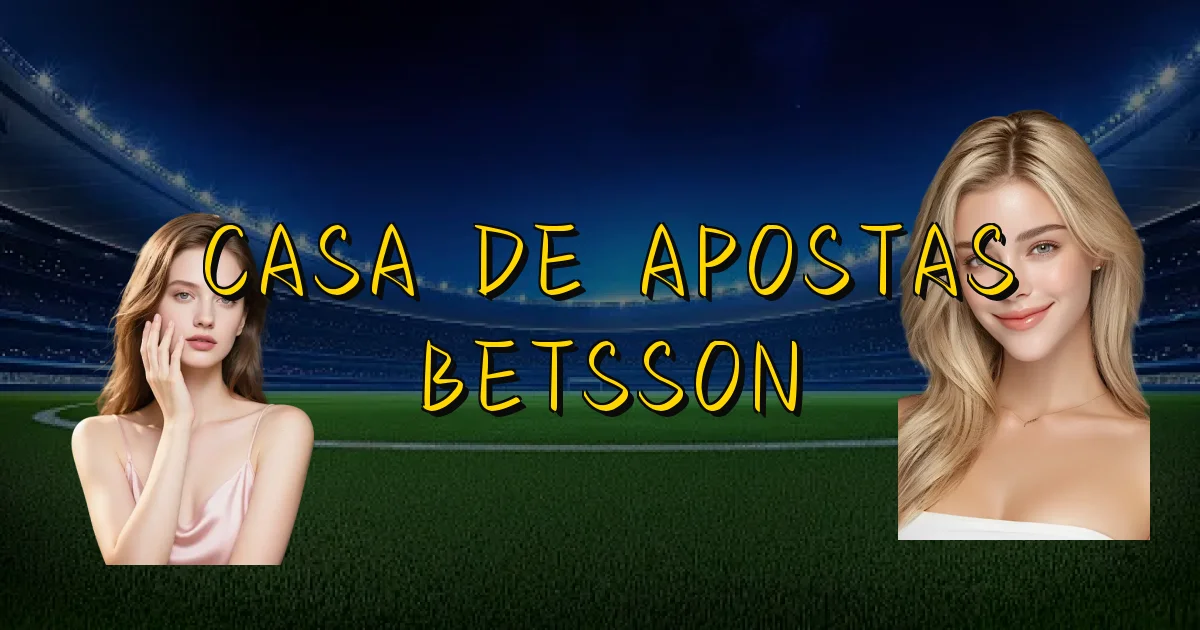 Casa De Apostas Betsson Oficial