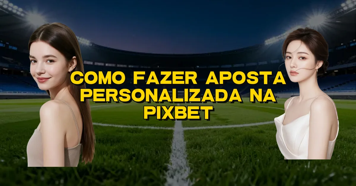 Como Fazer Aposta Personalizada Na Pixbet Oficial